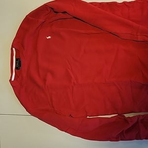 Red long sleeve shirt